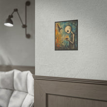 Load image into Gallery viewer, Rolled Poster — 'Even the Smallest Light' Surreal Art Print (Dark Whimsical Decor)
