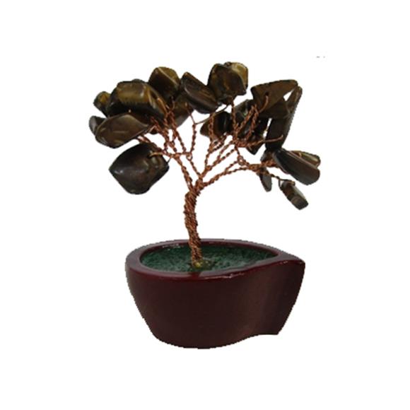 TIGER EYE GEM TREE