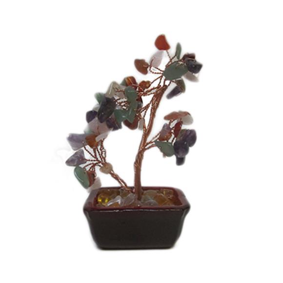 MULTI COLOR QUARTZ TREE