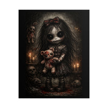 Load image into Gallery viewer, Rolled Poster — Dark Gothic Creepy Doll Art Print (Horror Wall Decor)
