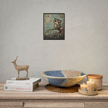 Load image into Gallery viewer, Owl Wall Poster — "You Are Allowed to Grow at Your Own Pace" Inspirational Nursery Art
