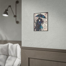 Load image into Gallery viewer, Romantic Umbrella Couple Poster — "I Love How You Make the Quiet Parts of Me Feel Like Home"
