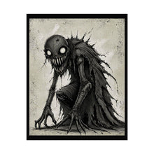 Load image into Gallery viewer, Rolled Poster — Creepy Demonic Creature Art Print (Horror Wall Decor)
