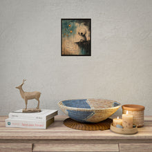 Load image into Gallery viewer, Rolled Poster — Moody Surreal Art Print with Quote: “Maybe I’m Not Too Much, Maybe You Just Never Listened”
