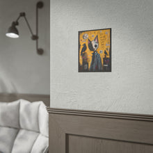 Load image into Gallery viewer, Keep Showing Yourself Every Damn Day – Inspirational Gothic Cat Wall Art
