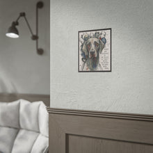 Load image into Gallery viewer, Rolled Poster — Emotional Dog Art Print with Quote: “People Will Disappoint You”
