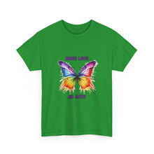 Load image into Gallery viewer, More Love No Hate Rainbow Butterfly T-Shirt - ALL Sizes - S - 5XL
