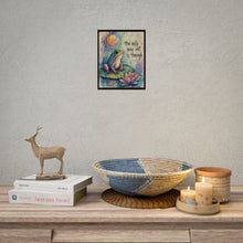 Load image into Gallery viewer, Rolled Poster – Inspirational Frog Art Print: “The Only Way Out Is Through”
