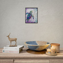 Load image into Gallery viewer, Sea Turtle Inspirational Rolled Poster — "You Are Stronger Than You Think" Wall Art
