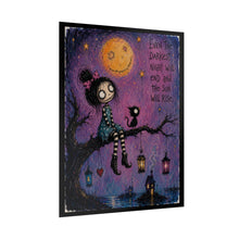 Load image into Gallery viewer, Even the Darkest Night Will End and the Sun Will Rise Rolled Poster — Gothic Whimsical Moonlit Fantasy Wall Art
