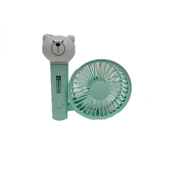 GREEN BEAR MIN FAN W/LIGHT