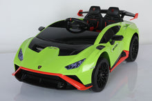 Load image into Gallery viewer, TAMCO SMT-555 green Licensed Lambojini ride on car, kids electric car, riding toys for kids with remote control Amazing gift for 3~6 years boys/grils
