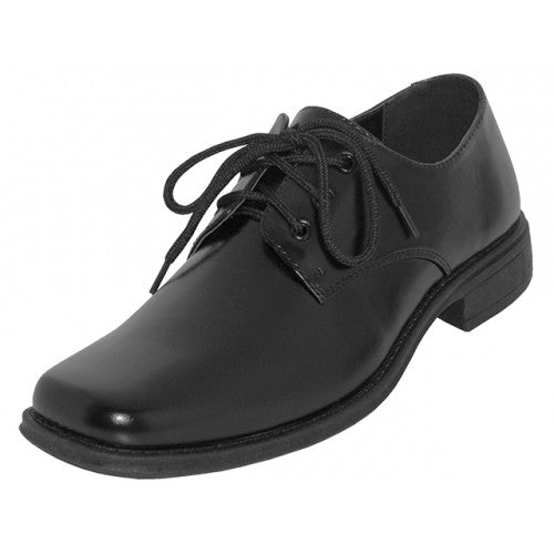 Wholesale Men's Comfortable Lace Up Soft PU Upper Injection Dress Shoes (*Black Color)
