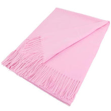 Load image into Gallery viewer, Large Cashmere Feel Scarf Shawls Solid Colors
