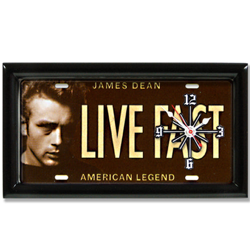JAMES DEAN LIVE FAST CLOCK