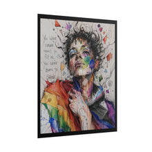 Load image into Gallery viewer, "Born To Shine" Pride Wall Art | LGBTQ+ Empowerment Print
