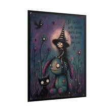 Load image into Gallery viewer, Be Gentle With Yourself — Whimsical Gothic Witch Bunny Wall Art Poster
