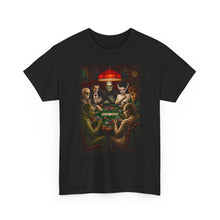 Load image into Gallery viewer, Monsters Playing Poker Horror Icons Frankenstein Creature Dracula Wolfman T-Shirt
