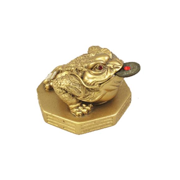 MONEY TOAD W/ BAGUA CASE (GOLD)