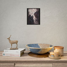 Load image into Gallery viewer, Rolled Poster — "Face the Beasts That Hold You Back" Dark Fantasy Wall Art
