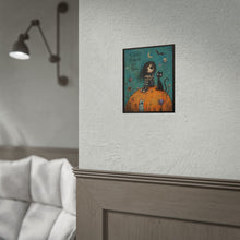 Load image into Gallery viewer, Collect Moments, Not Things — Gothic Inspirational Pumpkin Poster

