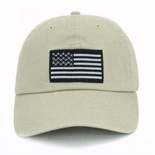 Load image into Gallery viewer, Newhattan 100% Cotton Baseball Caps Embroidered USA Flag
