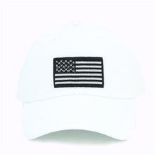 Load image into Gallery viewer, Newhattan 100% Cotton Baseball Caps Embroidered USA Flag
