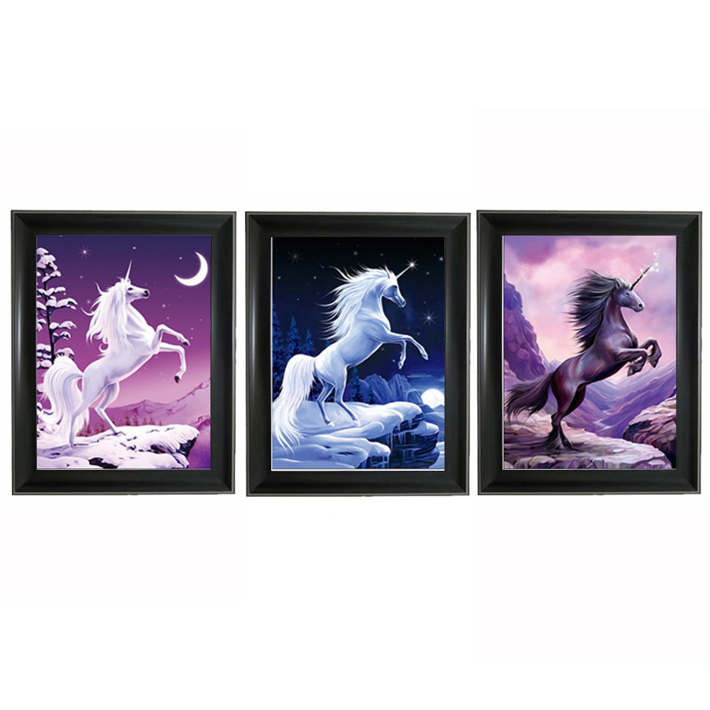 Mystical Unicorn 3D Triple Image  (MINIMUM OF 4)