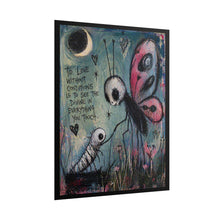 Load image into Gallery viewer, Butterfly Love Rolled Poster – Inspirational Quote Art Print
