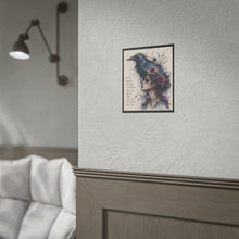 Load image into Gallery viewer, "We Only Bleed For The Ones We Would Die For" Wall Art | Crow Headdress Print

