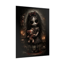 Load image into Gallery viewer, Rolled Poster — Dark Gothic Creepy Doll Art Print (Horror Wall Decor)
