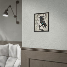 Load image into Gallery viewer, Rolled Poster — Gothic Raven Art Print “Love is Both Poison and Cure”
