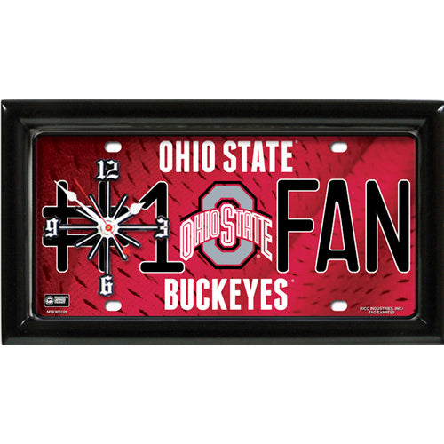 OHIO STATE BUCKEYES CLOCK