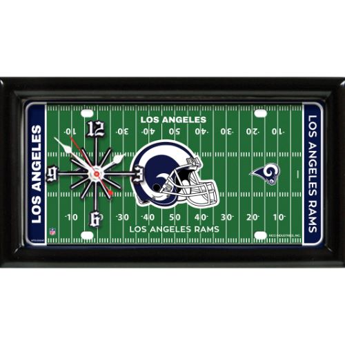 LOS ANGELES RAMS FIELD CLOCK