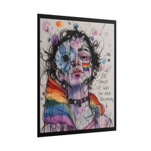 Load image into Gallery viewer, "Be Proud Of Who You Are Becoming" Pride Wall Art | Trans &amp; Queer Identity Print
