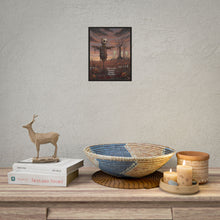 Load image into Gallery viewer, Rolled Poster — Creepy Scarecrow Halloween Art Print (“Pain Is Just Weakness Leaving The Body”)
