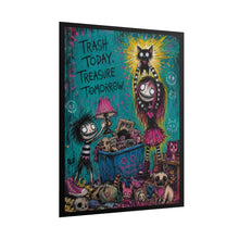 Load image into Gallery viewer, Trash Today, Treasure Tomorrow — Rolled Art Poster (Whimsical Gothic Illustration)
