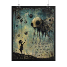 Load image into Gallery viewer, Rolled Poster — Moody Art Print with Quote: “You Are Allowed to Forgive Yourself”
