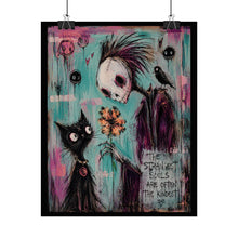 Load image into Gallery viewer, The Strangest Souls Are Often the Kindest Rolled Poster — Gothic Whimsical Fantasy Wall Art
