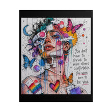 Load image into Gallery viewer, "Born To Be You" Pride Wall Art | LGBTQ+ Empowerment Print
