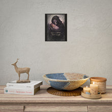 Load image into Gallery viewer, Rolled Poster — Grim Reaper Cradling Baby "Even in Darkness There is Light"
