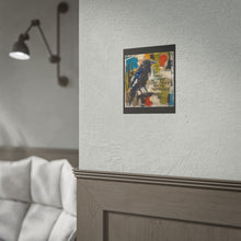 Load image into Gallery viewer, They Fight Not for Glory but for Another Day Rolled Poster — Abstract Raven Survival Wall Art
