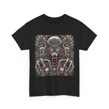 Load image into Gallery viewer, Werewolf Flames Skulls Wolf T-Shirt - Size S - 5XL
