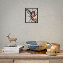 Load image into Gallery viewer, "We All Bleed Silently Just To Stay Alive" Wall Art | Hummingbird Print
