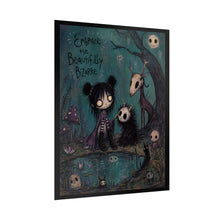Load image into Gallery viewer, Embrace the Beautifully Bizarre Rolled Poster — Gothic Whimsical Dark Fantasy Wall Art
