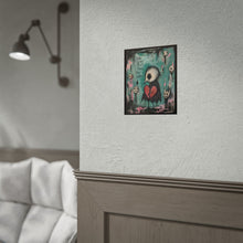 Load image into Gallery viewer, Rolled Poster — Moody Heartbird Art Print with “Some Scars Don’t Fade They Shape” Quote
