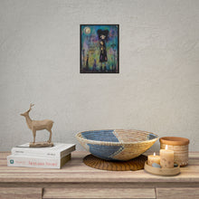 Load image into Gallery viewer, I Carry the Pain So It Doesn’t Carry Me Rolled Poster — Gothic Emotional Fantasy Wall Art
