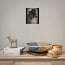 Load image into Gallery viewer, Dark Gothic Poster — "Sometimes You Lose Yourself in the Darkness" Inspirational Horror Art Print
