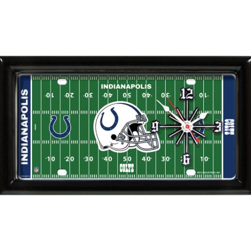 INDIANAPOLIS COLTS FIELD CLOCK