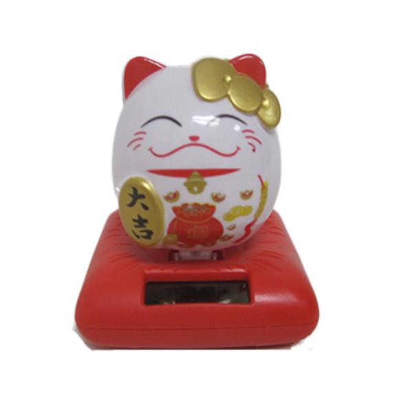 LUCKY CAT SOLAR BOBBLE HEAD